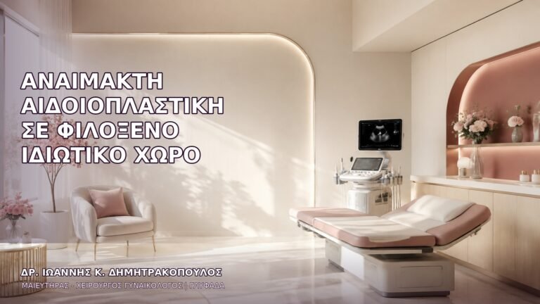 Αναίμακτη Αιδοιοπλαστική σε Φιλόξενο Ιδιωτικό Χώρο