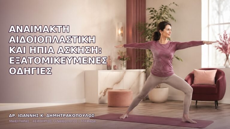 Αναίμακτη Αιδοιοπλαστική και Ήπια Άσκηση: Εξατομικευμένες Οδηγίες