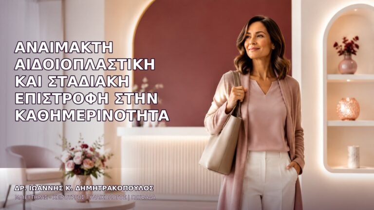 Αναίμακτη Αιδοιοπλαστική και Σταδιακή Επιστροφή στην Καθημερινότητα