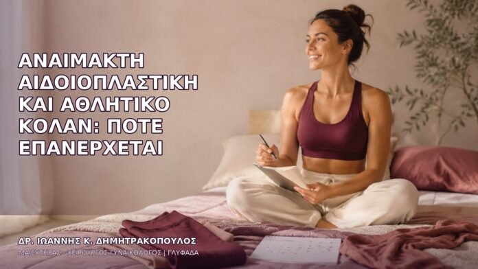 anaimakti-aidoioplastiki-1251 Αναίμακτη Αιδοιοπλαστική και Αθλητικό Κολάν: Πότε Επανέρχεται