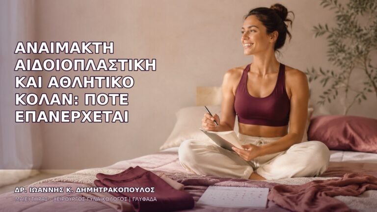 Αναίμακτη Αιδοιοπλαστική και Αθλητικό Κολάν: Πότε Επανέρχεται