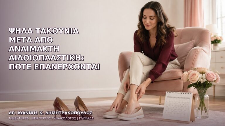 Ψηλά Τακούνια μετά από Αναίμακτη Αιδοιοπλαστική: Πότε Επανέρχονται