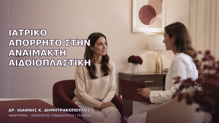 Ιατρικό Απόρρητο στην Αναίμακτη Αιδοιοπλαστική