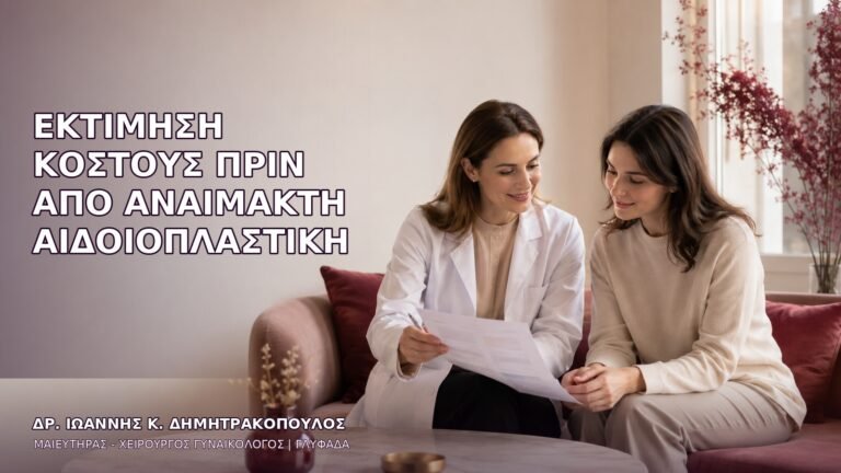 Εκτίμηση Κόστους πριν από Αναίμακτη Αιδοιοπλαστική