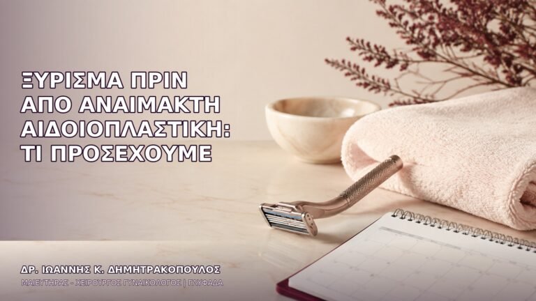 Ξύρισμα πριν από Αναίμακτη Αιδοιοπλαστική: Τι Προσέχουμε