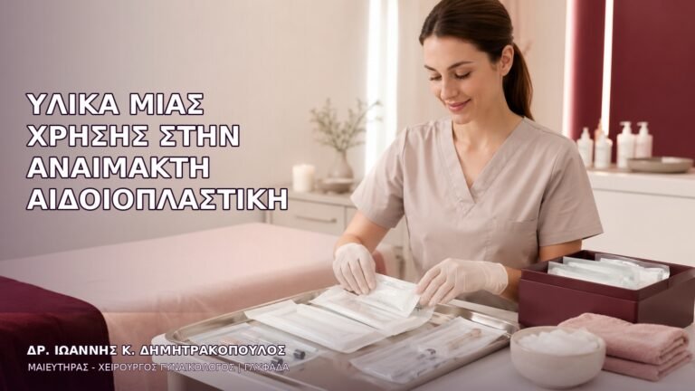 Υλικά Μίας Χρήσης στην Αναίμακτη Αιδοιοπλαστική