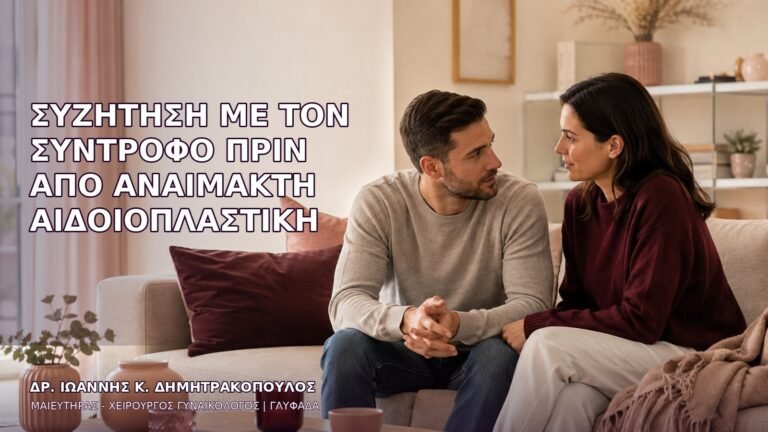 Συζήτηση με τον Σύντροφο πριν από Αναίμακτη Αιδοιοπλαστική