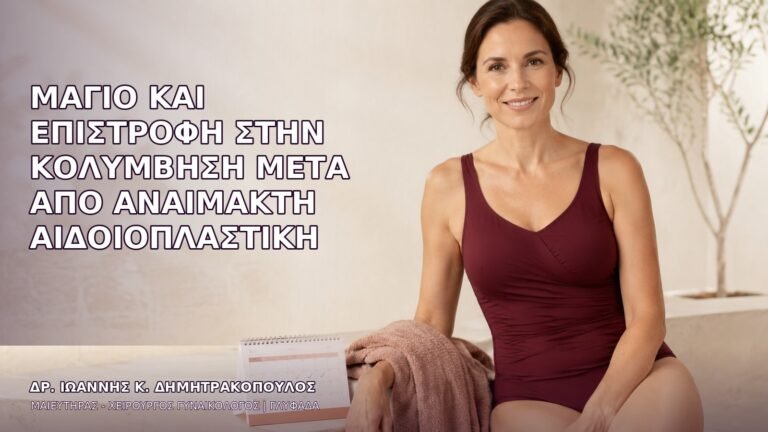 Μαγιό και Επιστροφή στην Κολύμβηση μετά από Αναίμακτη Αιδοιοπλαστική