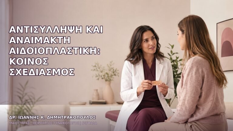 Αντισύλληψη και Αναίμακτη Αιδοιοπλαστική: Κοινός Σχεδιασμός
