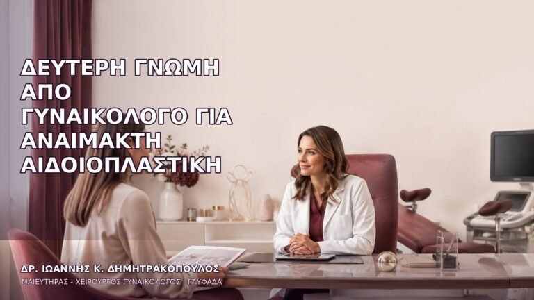 Δεύτερη Γνώμη από Γυναικολόγο για Αναίμακτη Αιδοιοπλαστική