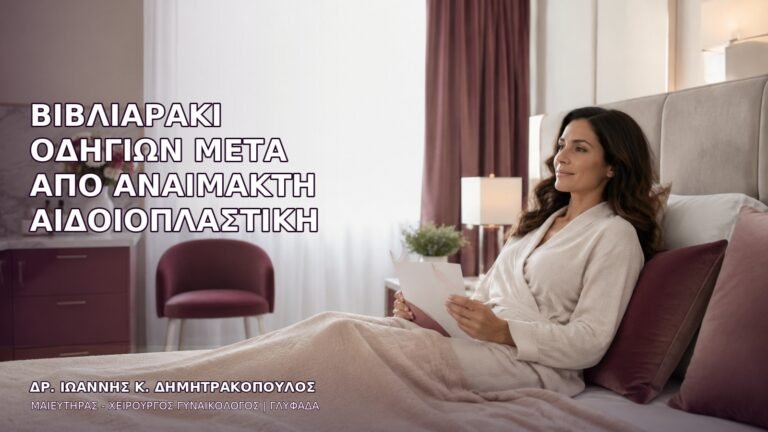 Βιβλιαράκι Οδηγιών μετά από Αναίμακτη Αιδοιοπλαστική
