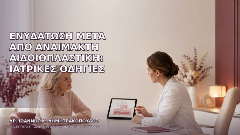 Ενυδάτωση μετά από Αναίμακτη Αιδοιοπλαστική: Ιατρικές Οδηγίες