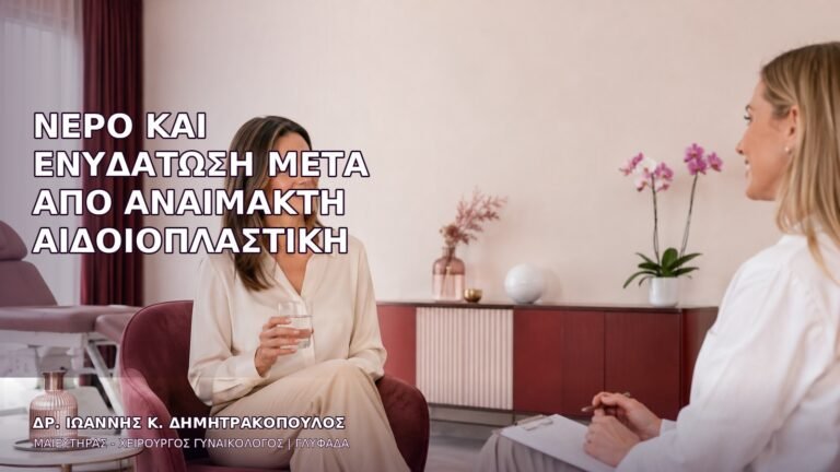 Νερό και Ενυδάτωση μετά από Αναίμακτη Αιδοιοπλαστική
