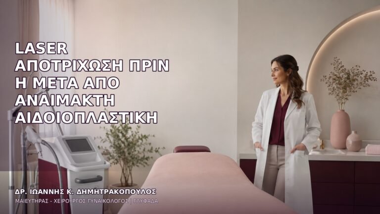 Laser Αποτρίχωση πριν ή μετά από Αναίμακτη Αιδοιοπλαστική