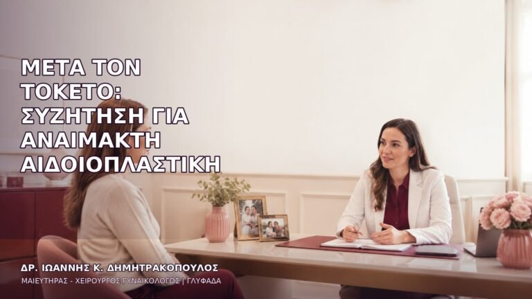 Μετά τον Τοκετό: Συζήτηση για Αναίμακτη Αιδοιοπλαστική
