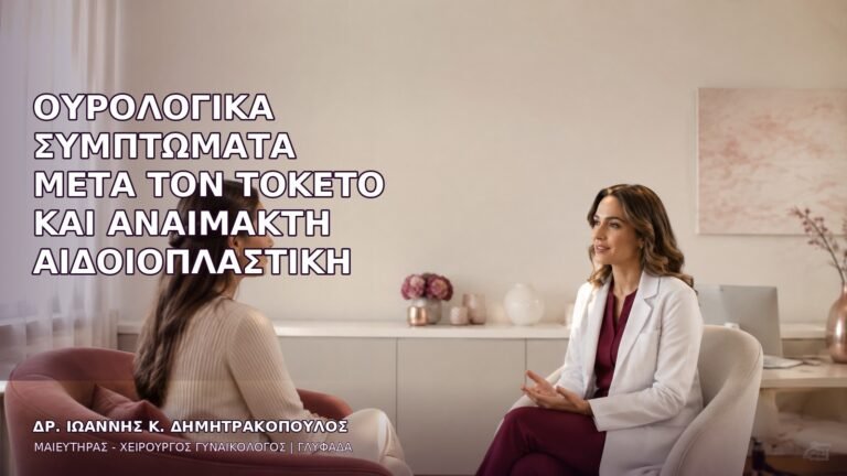 Ουρολογικά Συμπτώματα μετά τον Τοκετό και Αναίμακτη Αιδοιοπλαστική