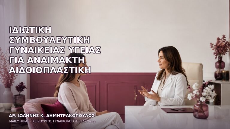 Ιδιωτική Συμβουλευτική Γυναικείας Υγείας για Αναίμακτη Αιδοιοπλαστική