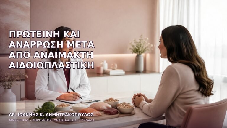 Πρωτεΐνη και Ανάρρωση μετά από Αναίμακτη Αιδοιοπλαστική