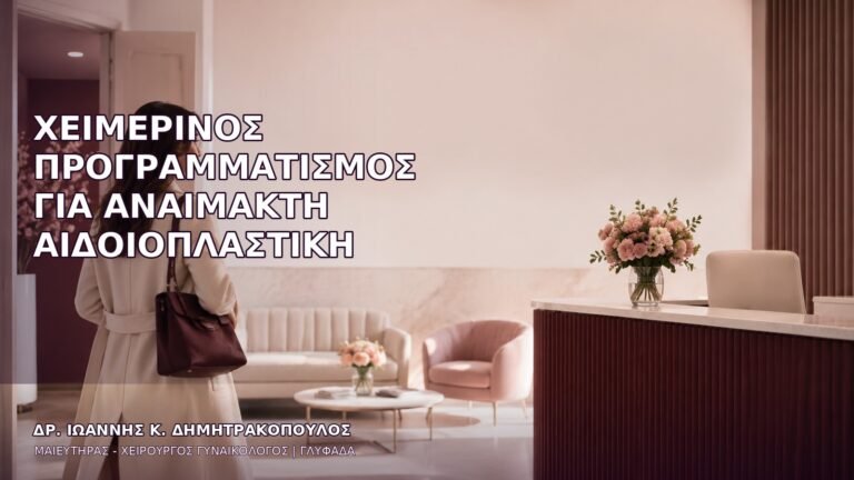 Χειμερινός Προγραμματισμός για Αναίμακτη Αιδοιοπλαστική