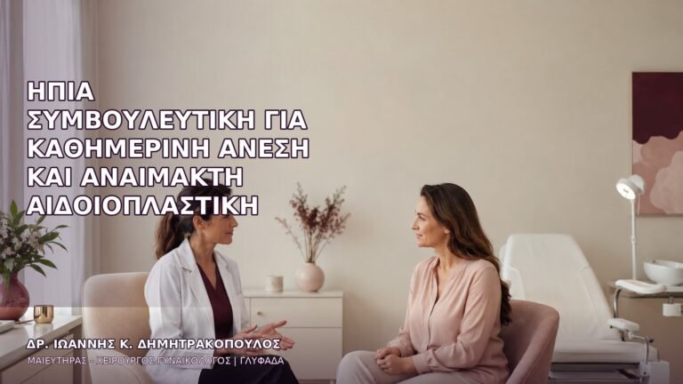 Ήπια Συμβουλευτική για Καθημερινή Άνεση και Αναίμακτη Αιδοιοπλαστική