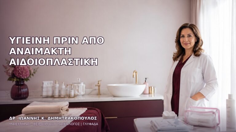 Υγιεινή πριν από Αναίμακτη Αιδοιοπλαστική
