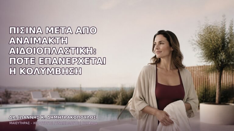 Πισίνα μετά από Αναίμακτη Αιδοιοπλαστική: Πότε Επανέρχεται η Κολύμβηση