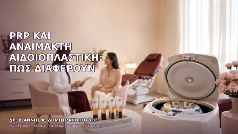PRP και Αναίμακτη Αιδοιοπλαστική: Πώς Διαφέρουν