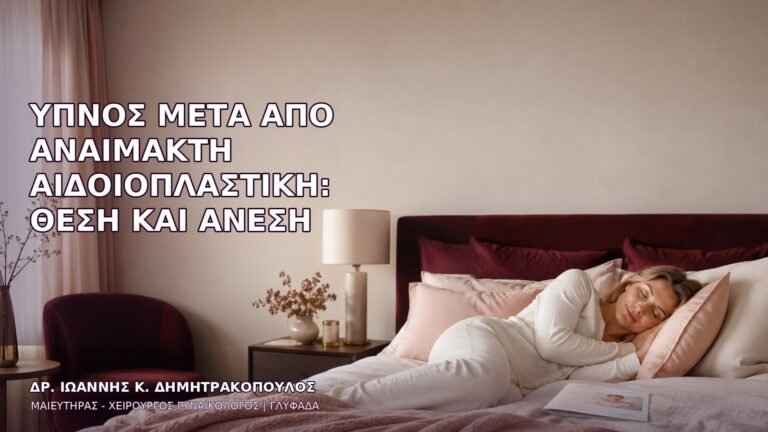 Ύπνος μετά από Αναίμακτη Αιδοιοπλαστική: Θέση και Άνεση
