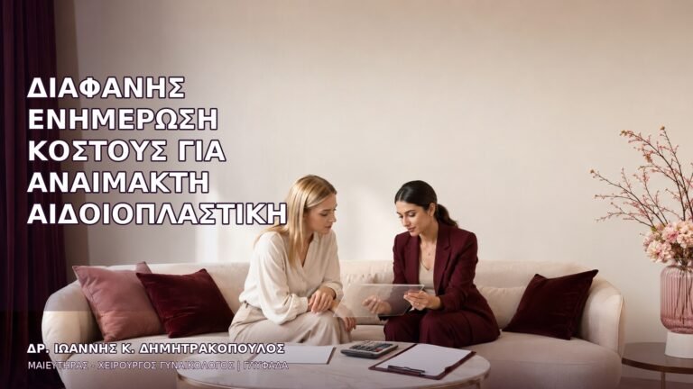 Διαφανής Ενημέρωση Κόστους για Αναίμακτη Αιδοιοπλαστική