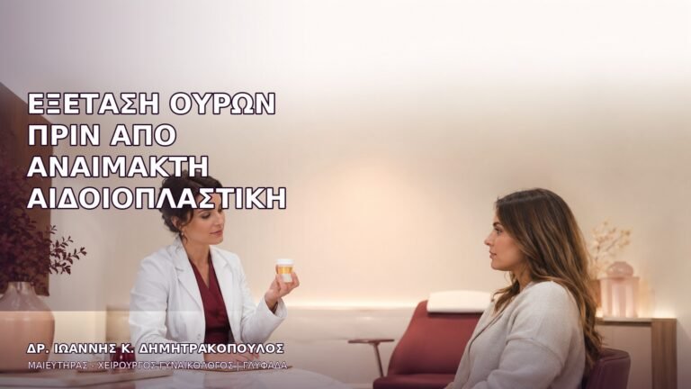 Εξέταση Ούρων πριν από Αναίμακτη Αιδοιοπλαστική