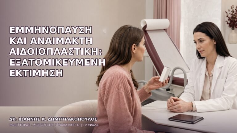 Εμμηνόπαυση και Αναίμακτη Αιδοιοπλαστική: Εξατομικευμένη Εκτίμηση
