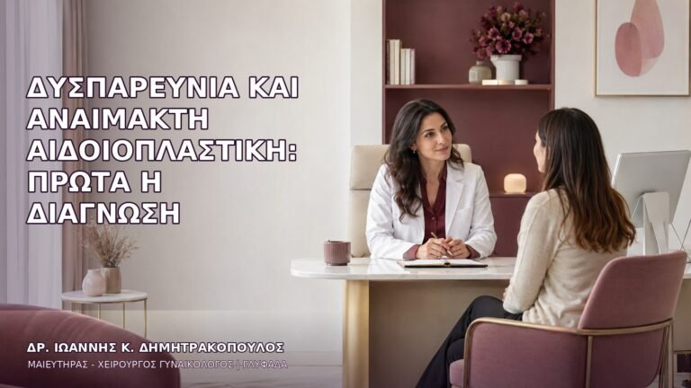 Δυσπαρευνία και Αναίμακτη Αιδοιοπλαστική: Πρώτα η Διάγνωση