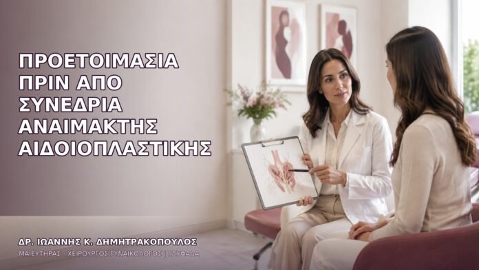 Προετοιμασία πριν από Συνεδρία Αναίμακτης Αιδοιοπλαστικής