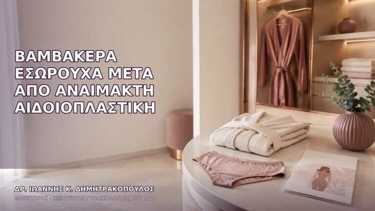 Βαμβακερά Εσώρουχα μετά από Αναίμακτη Αιδοιοπλαστική