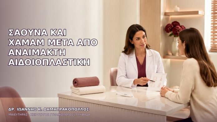 Σάουνα και Χαμάμ μετά από Αναίμακτη Αιδοιοπλαστική