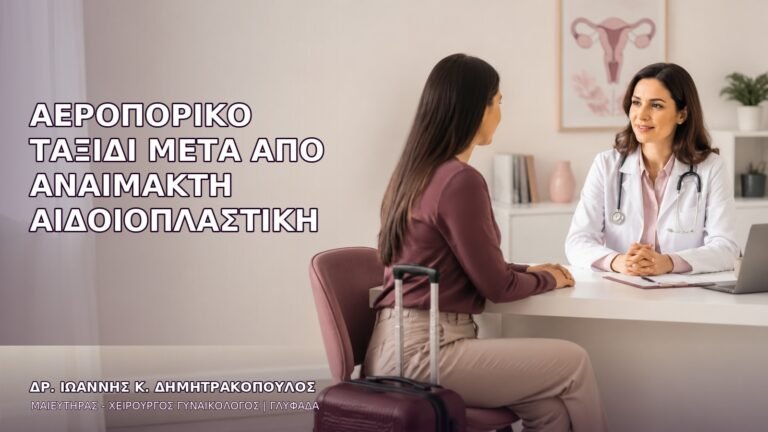 Αεροπορικό Ταξίδι μετά από Αναίμακτη Αιδοιοπλαστική