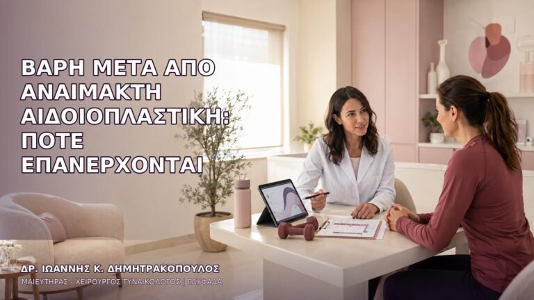 Βάρη μετά από Αναίμακτη Αιδοιοπλαστική: Πότε Επανέρχονται