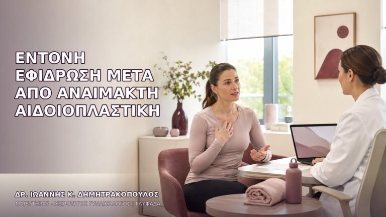 Έντονη Εφίδρωση μετά από Αναίμακτη Αιδοιοπλαστική