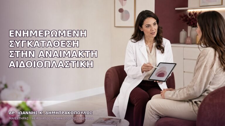 Ενημερωμένη Συγκατάθεση στην Αναίμακτη Αιδοιοπλαστική