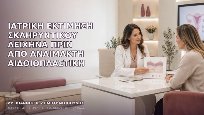 Ιατρική Εκτίμηση Σκληρυντικού Λειχήνα πριν από Αναίμακτη Αιδοιοπλαστική