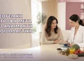 Μεσογειακή Διατροφή μετά από Αναίμακτη Αιδοιοπλαστική