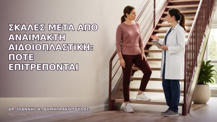 anaimakti-aidoioplastiki-1482 Σκάλες μετά από Αναίμακτη Αιδοιοπλαστική: Πότε Επιτρέπονται