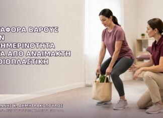 Μεταφορά Βάρους στην Καθημερινότητα μετά από Αναίμακτη Αιδοιοπλαστική