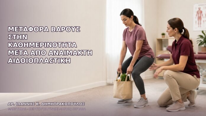 Μεταφορά Βάρους στην Καθημερινότητα μετά από Αναίμακτη Αιδοιοπλαστική