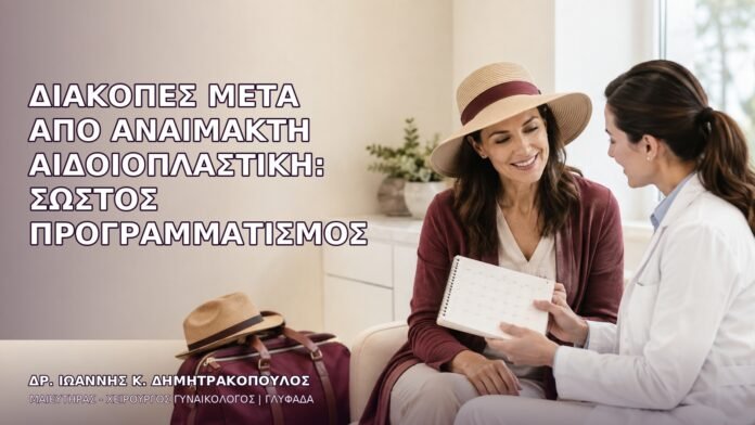 anaimakti-aidoioplastiki-1488 Διακοπές μετά από Αναίμακτη Αιδοιοπλαστική: Σωστός Προγραμματισμός
