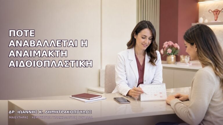Πότε Αναβάλλεται η Αναίμακτη Αιδοιοπλαστική