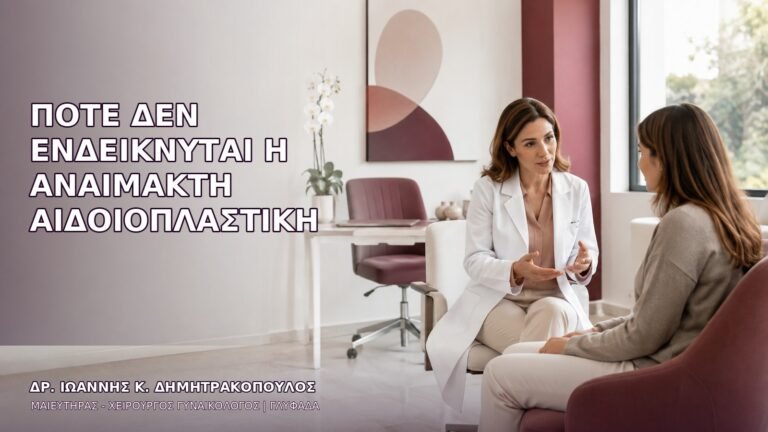 Πότε Δεν Ενδείκνυται η Αναίμακτη Αιδοιοπλαστική