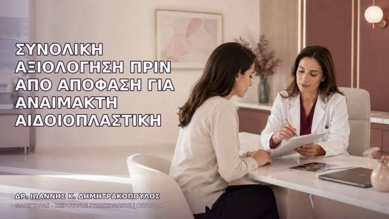 Συνολική Αξιολόγηση πριν από Απόφαση για Αναίμακτη Αιδοιοπλαστική