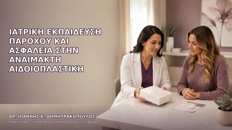 Ιατρική Εκπαίδευση Παρόχου και Ασφάλεια στην Αναίμακτη Αιδοιοπλαστική
