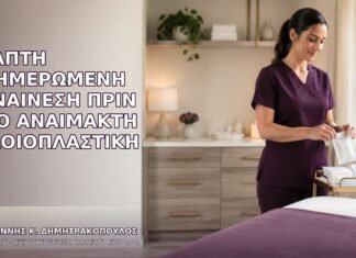 Γραπτή Ενημερωμένη Συναίνεση πριν από Αναίμακτη Αιδοιοπλαστική